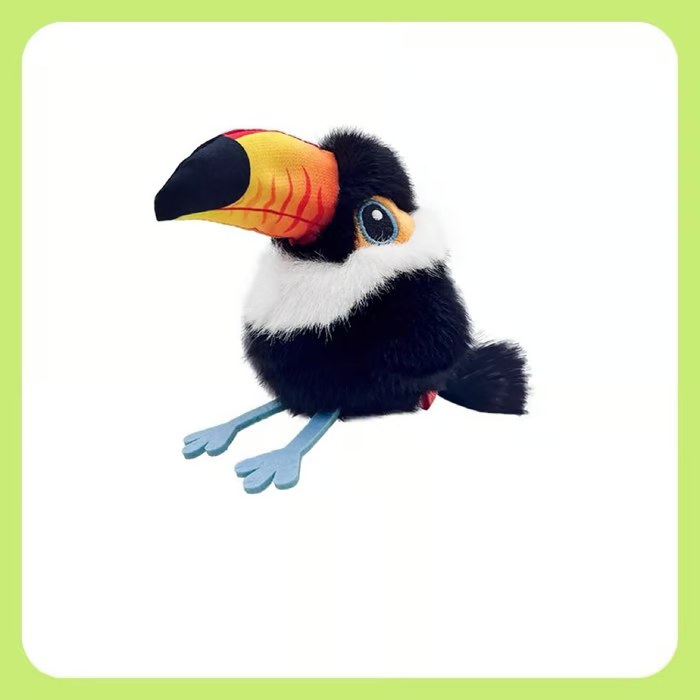 Flappendes Vogel-Katzenspielzeug – USB-aufladbarer und bewegungsaktivierter zwitschernder Vogel