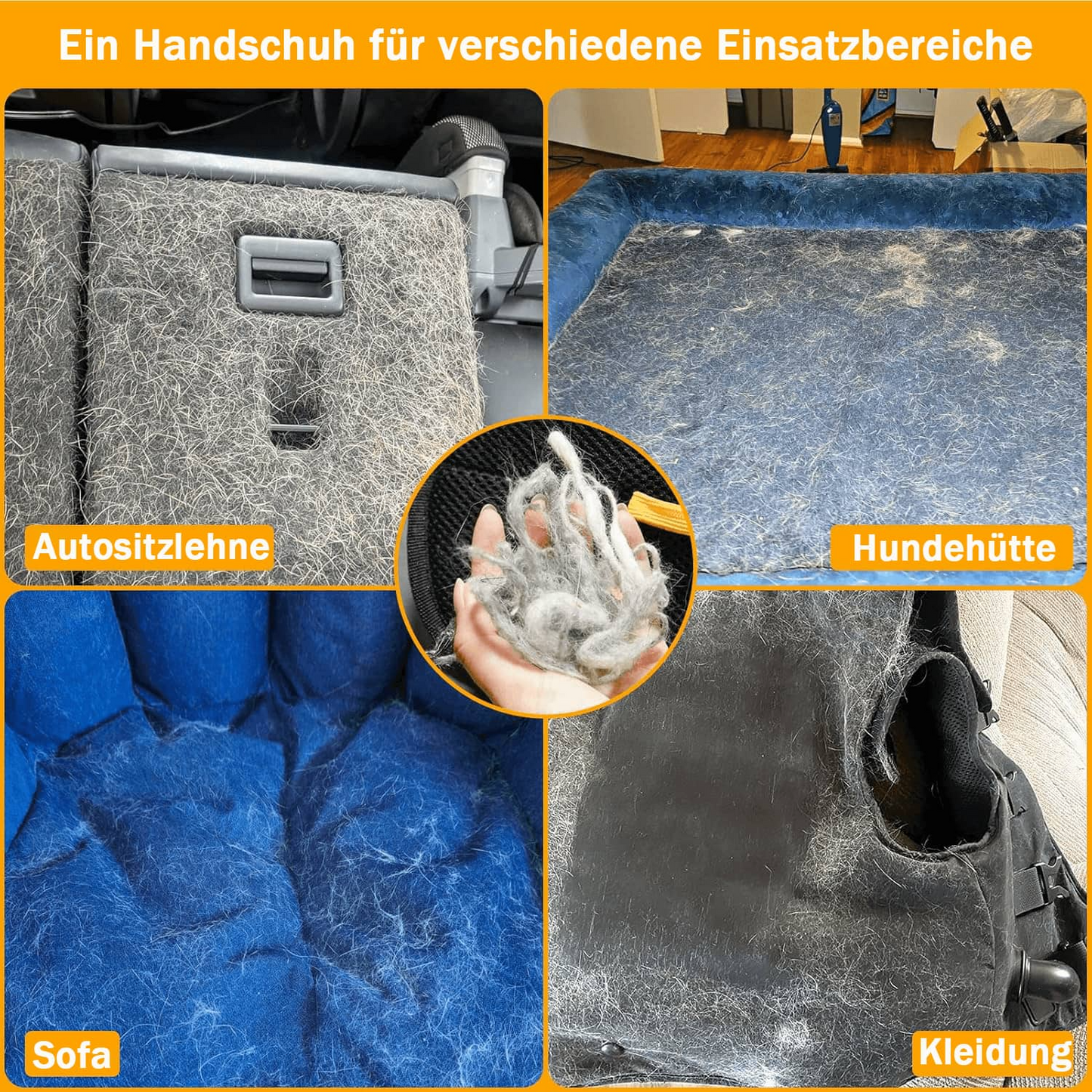 Tierhaarentfernungs-Handschuh