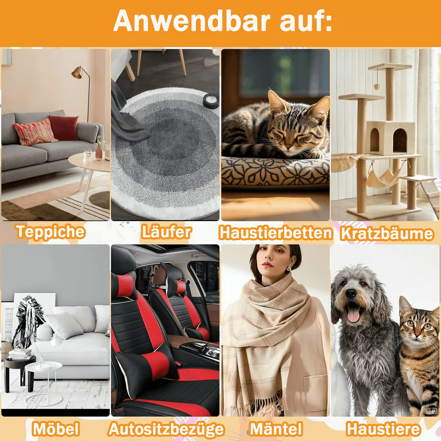 Tierhaarentfernungs-Handschuh