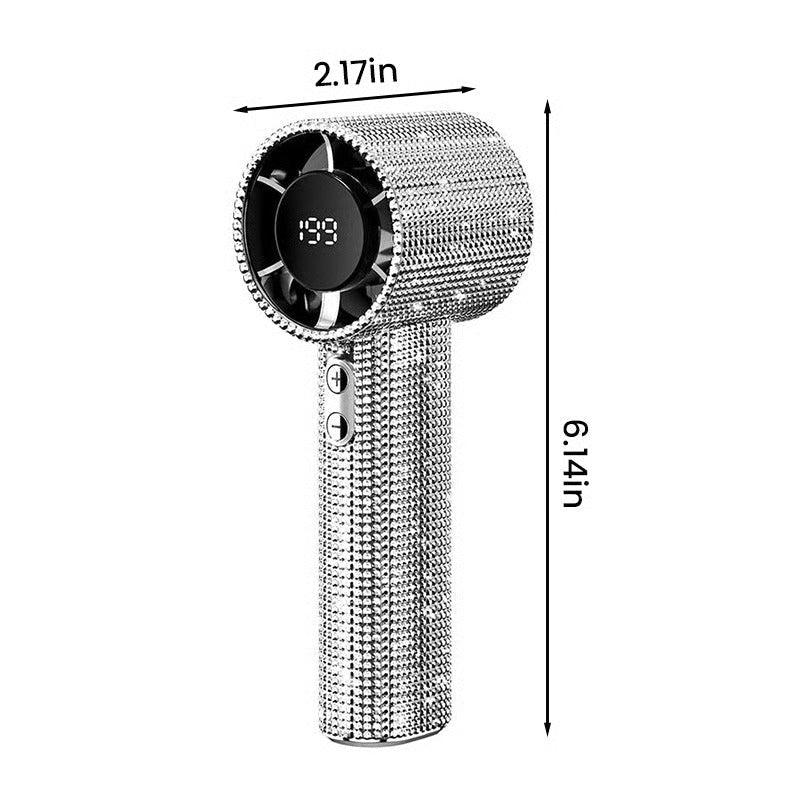 Premium Handventilator mit Turbo-Luftstrom & Akku
