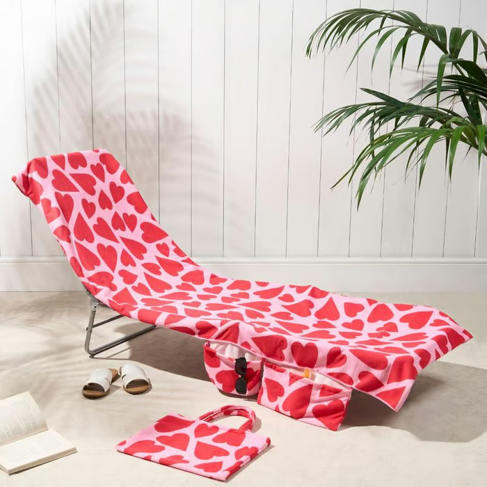 Sommer-Liegestuhl-Handtuchtasche mit Aufbewahrungstasche