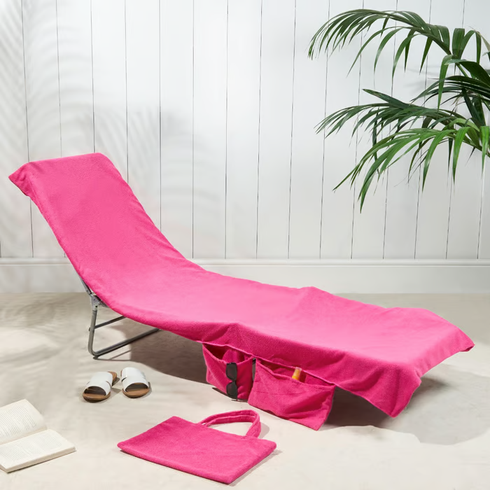 Sommer-Liegestuhl-Handtuchtasche mit Aufbewahrungstasche