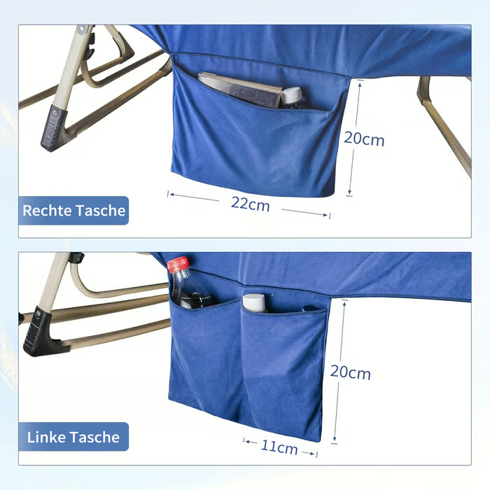 Sommer-Liegestuhl-Handtuchtasche mit Aufbewahrungstasche