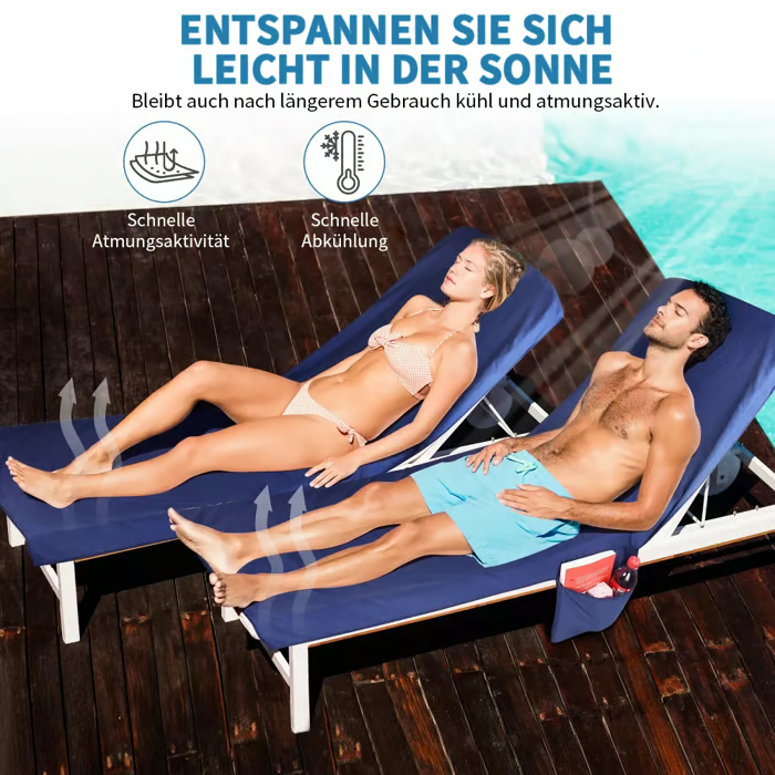 Sommer-Liegestuhl-Handtuchtasche mit Aufbewahrungstasche