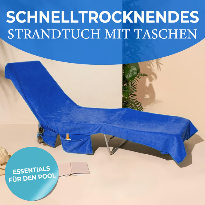 Sommer-Liegestuhl-Handtuchtasche mit Aufbewahrungstasche