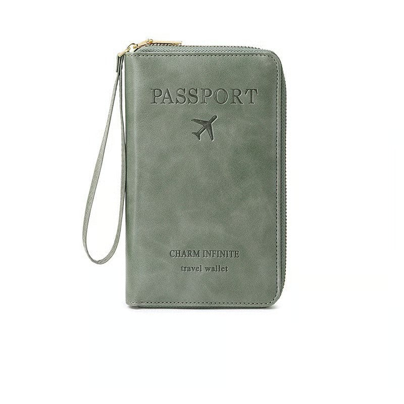 Multifunktionale RFID Reisepass-Brieftasche