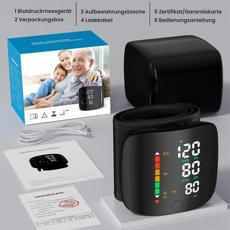 Handgelenk-Blutdruckmessgerät