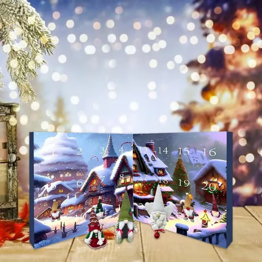 Weihnachtswichtel-Countdown-Kalender 2025