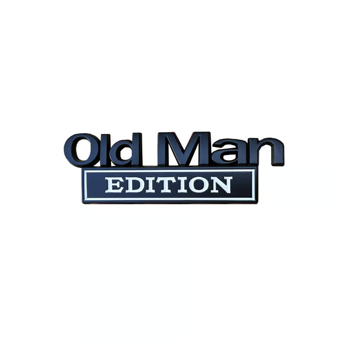 Old Man Edition Auto-Emblem