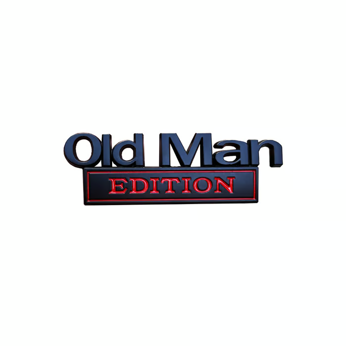 Old Man Edition Auto-Emblem