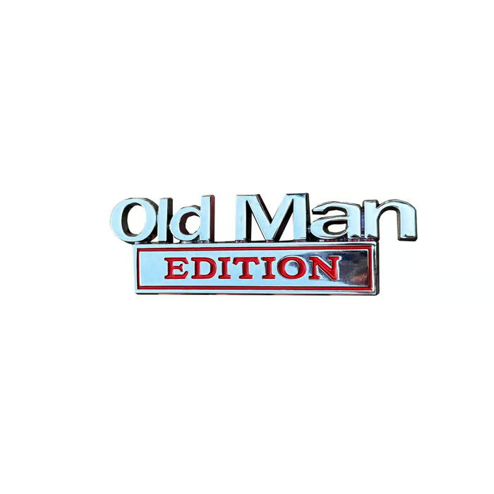 Old Man Edition Auto-Emblem