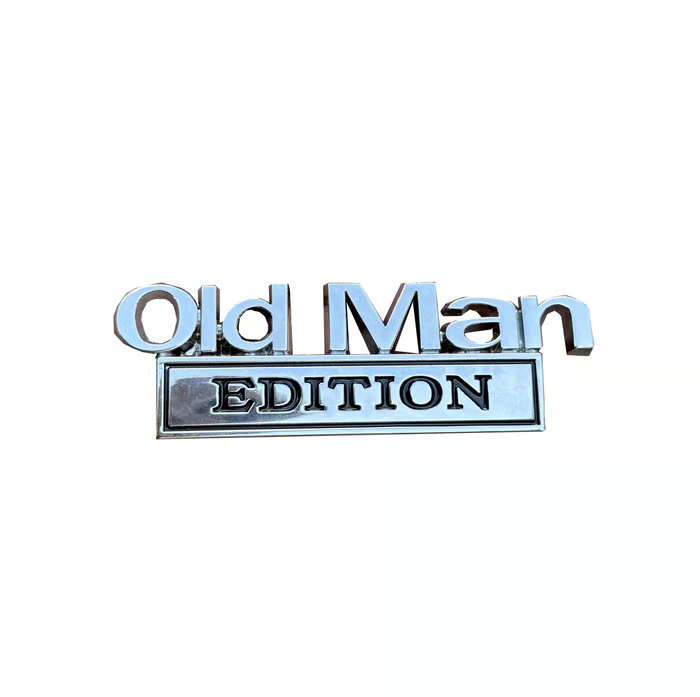 Old Man Edition Auto-Emblem