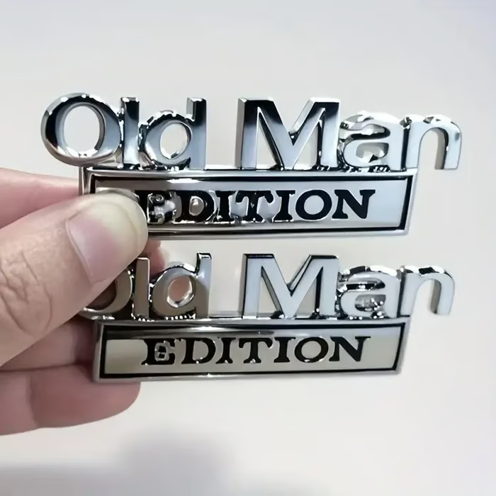Old Man Edition Auto-Emblem