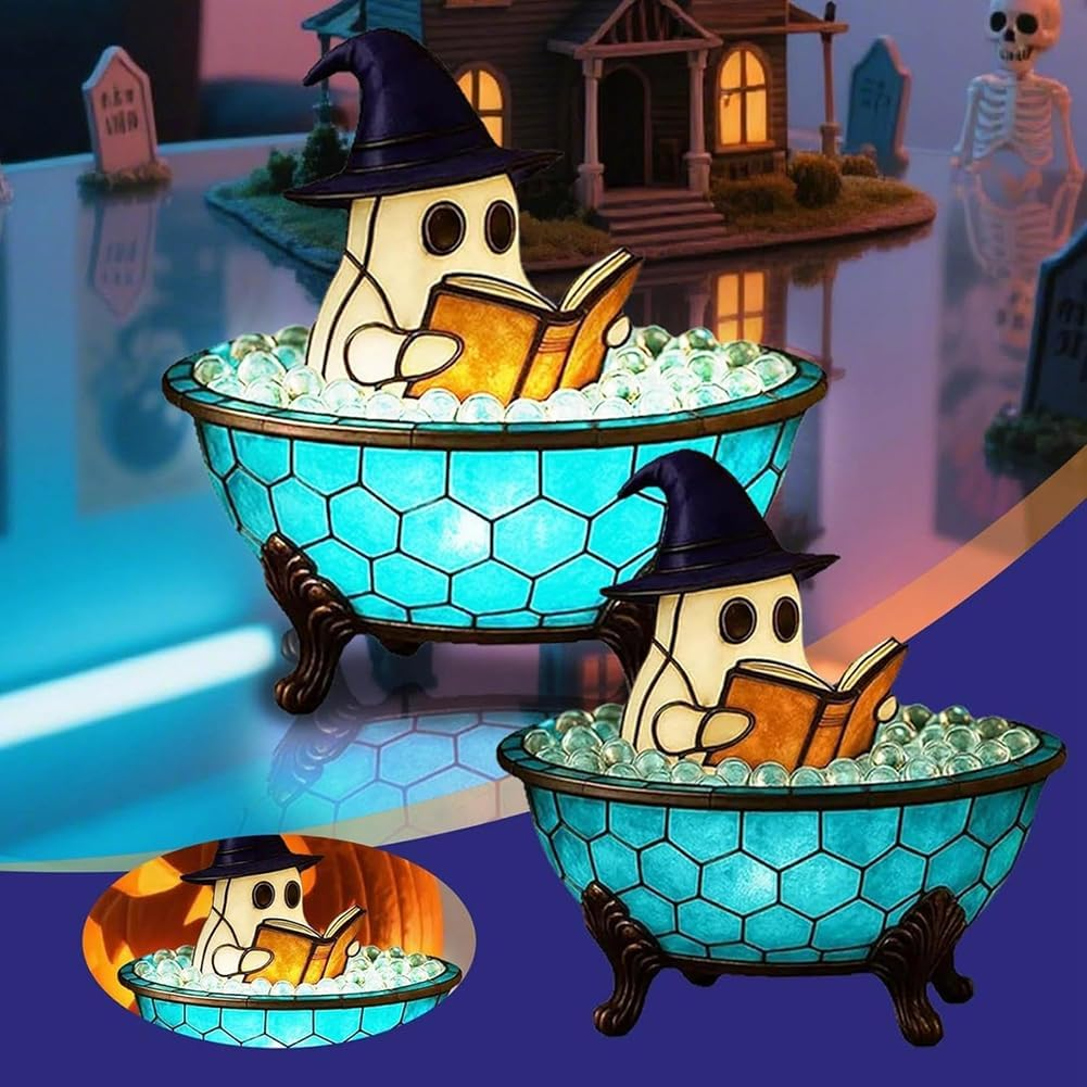 Halloween Party Geister Schaumbad Lampe