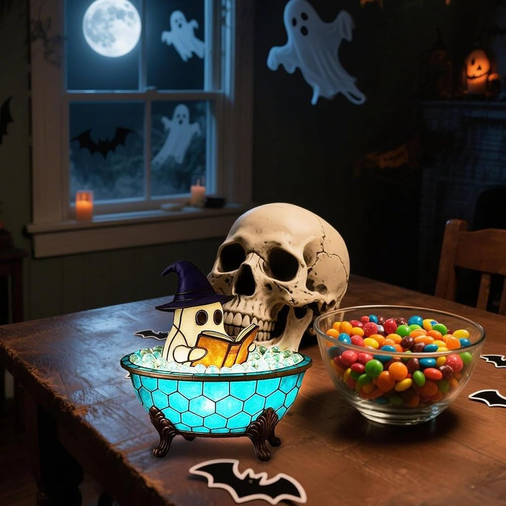 Halloween Party Geister Schaumbad Lampe