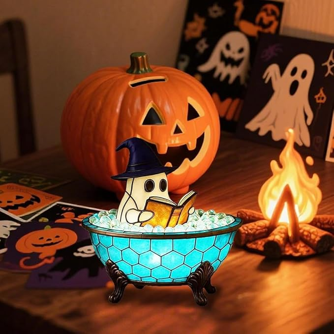Halloween Party Geister Schaumbad Lampe