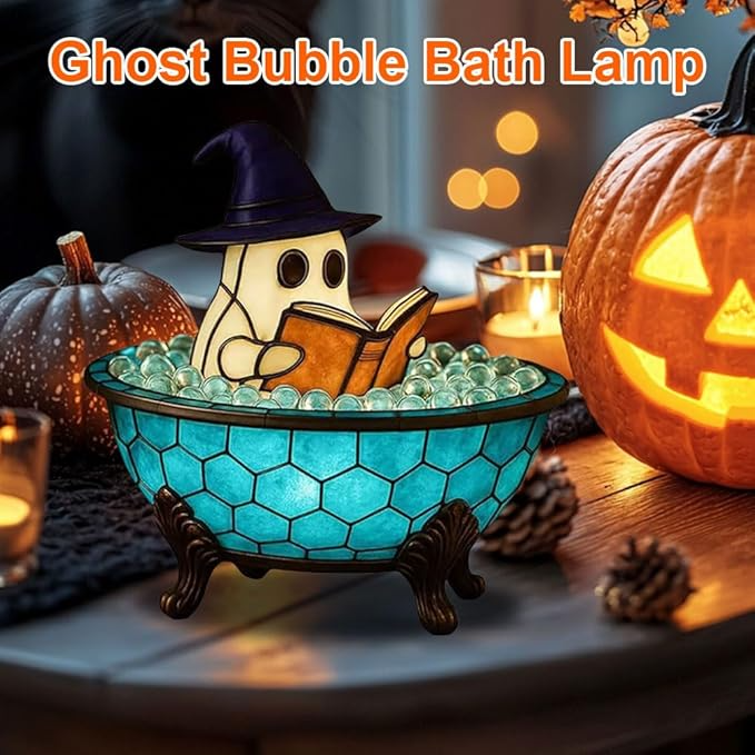 Halloween Party Geister Schaumbad Lampe