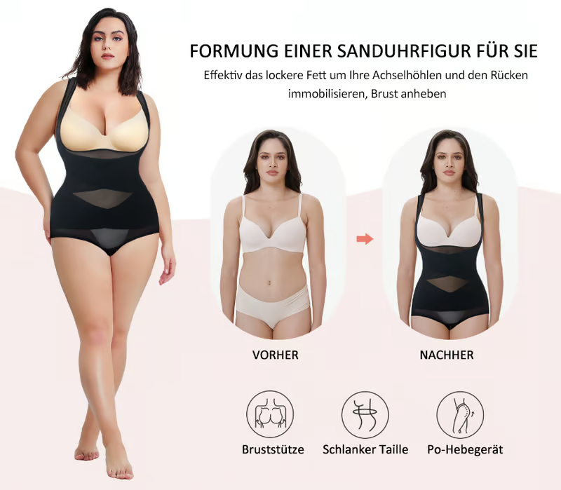 Shapewear-Bodysuit mit hoher Taille – Formen Sie Ihre Traumkurven