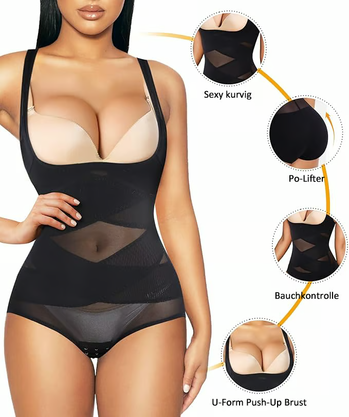 Shapewear-Bodysuit mit hoher Taille – Formen Sie Ihre Traumkurven