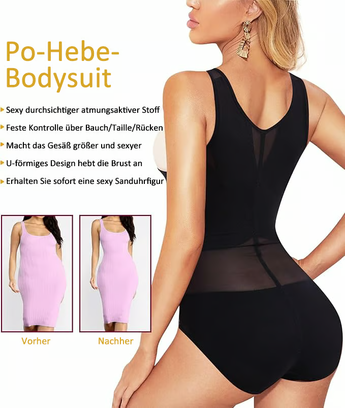 Shapewear-Bodysuit mit hoher Taille – Formen Sie Ihre Traumkurven