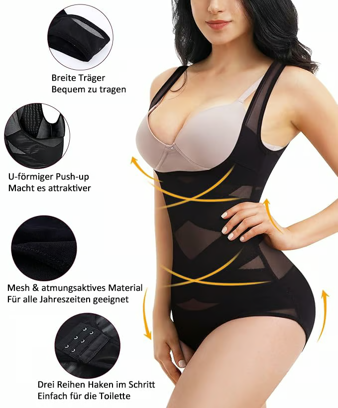 Shapewear-Bodysuit mit hoher Taille – Formen Sie Ihre Traumkurven