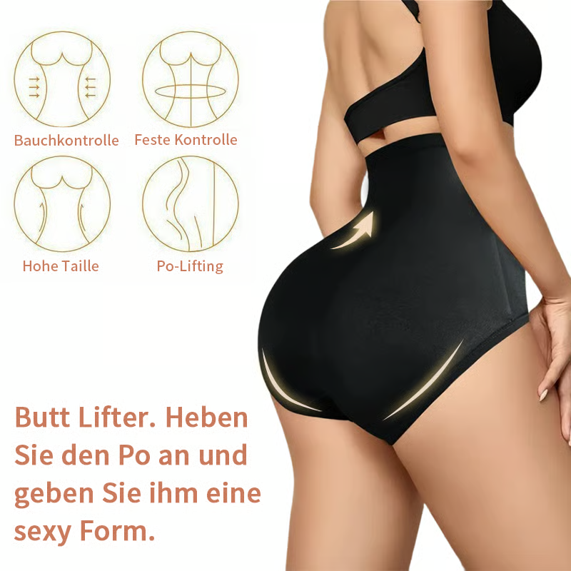 4er-Pack Miederhöschen mit hoher Taille für Damen
