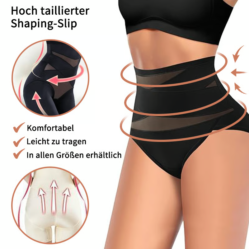 4er-Pack Miederhöschen mit hoher Taille für Damen