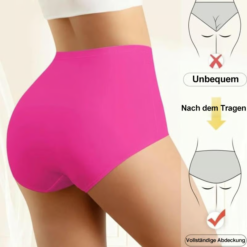 4er-Pack Miederhöschen mit hoher Taille für Damen
