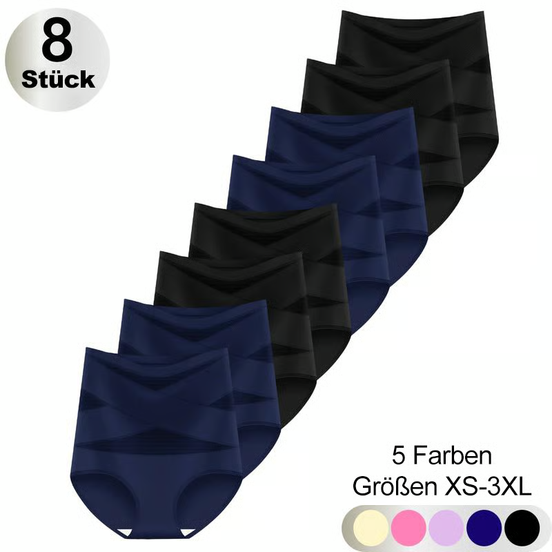 4er-Pack Miederhöschen mit hoher Taille für Damen