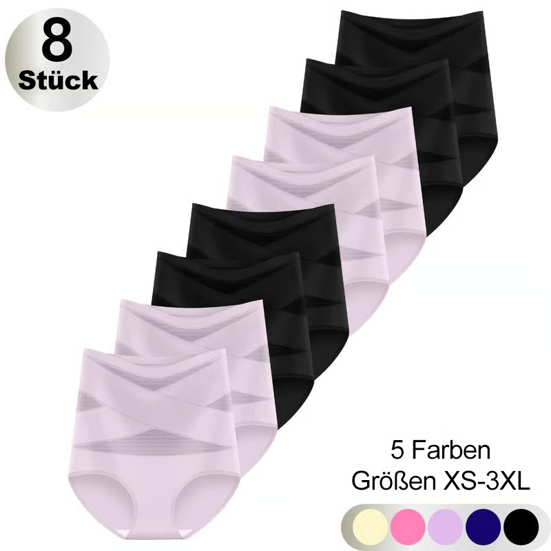 4er-Pack Miederhöschen mit hoher Taille für Damen
