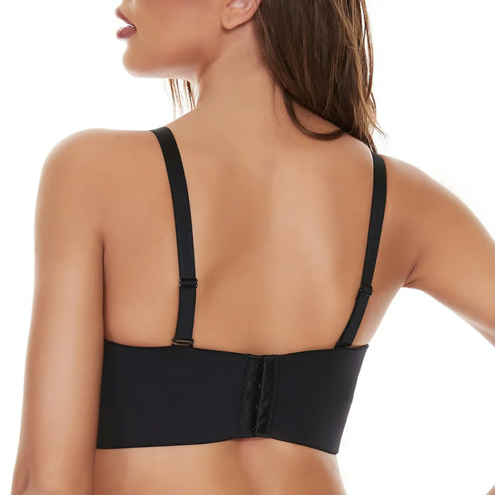 Nahtloser, trägerloser und wandelbarer Bandeau-BH mit vollem Halt