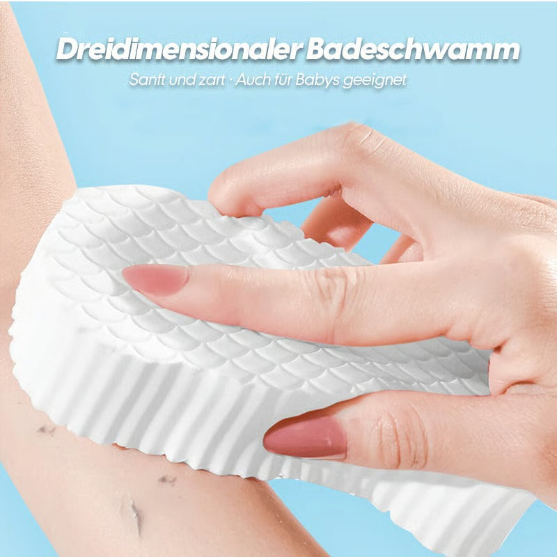 Magischer Peeling-Badeschwamm