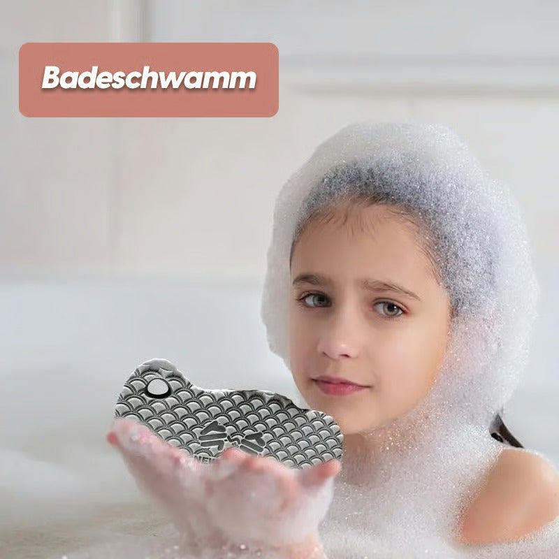 Magischer Peeling-Badeschwamm