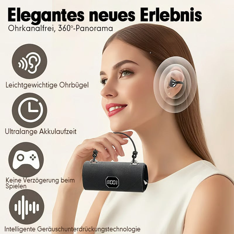 Modische kabellose Clip-On-Kopfhörer
