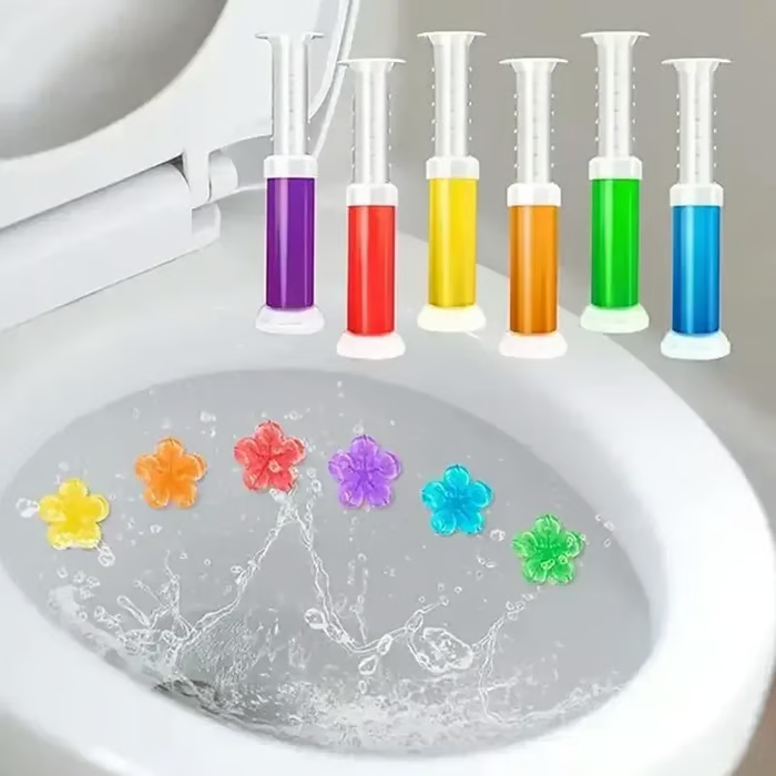 84 Blumen Toilettenreiniger Gelstempel