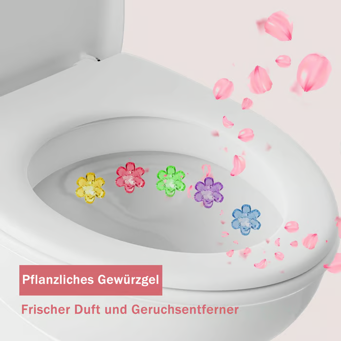 84 Blumen Toilettenreiniger Gelstempel