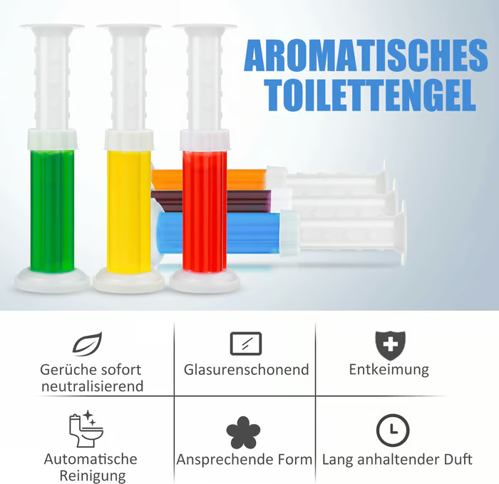 84 Blumen Toilettenreiniger Gelstempel