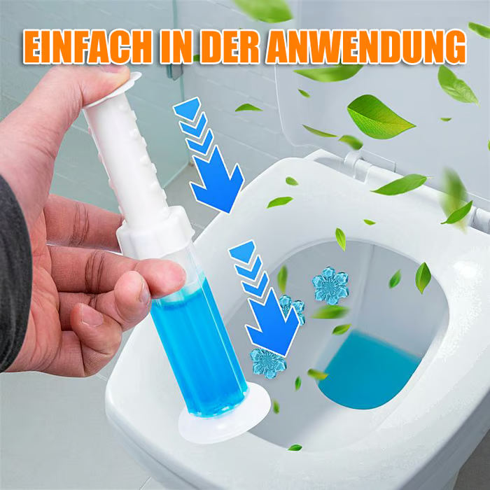 84 Blumen Toilettenreiniger Gelstempel