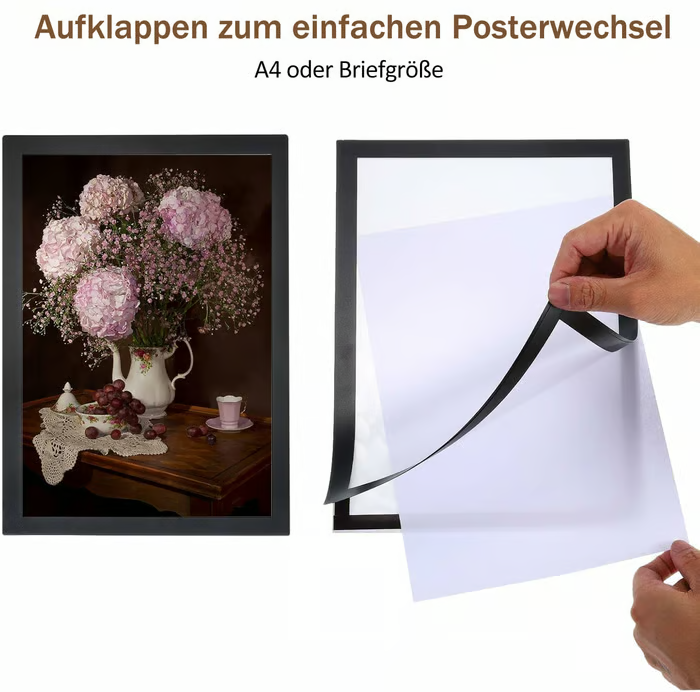 Wiederverwendbarer magnetischer Bilderrahmen