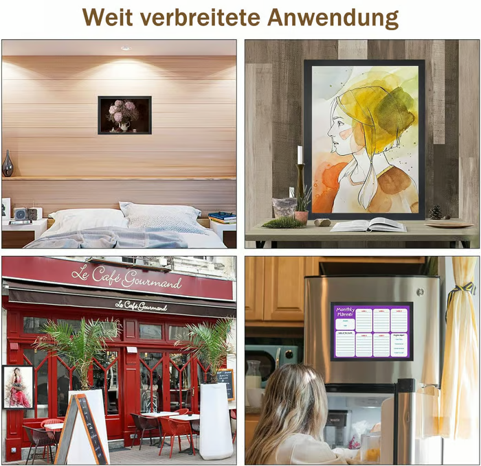 Wiederverwendbarer magnetischer Bilderrahmen