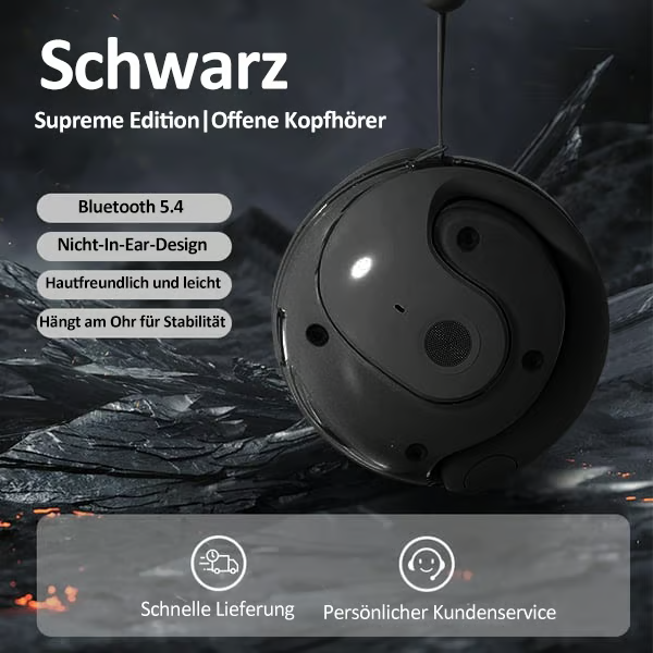 AI-Übersetzungs-Wireless OWS Bluetooth 5,4 Kopfhörer (Kompatibel mit iOS & Android)