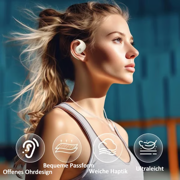 AI-Übersetzungs-Wireless OWS Bluetooth 5,4 Kopfhörer (Kompatibel mit iOS & Android)