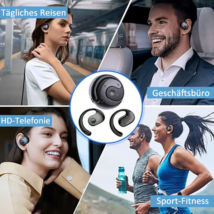 AI-Übersetzungs-Wireless OWS Bluetooth 5,4 Kopfhörer (Kompatibel mit iOS & Android)