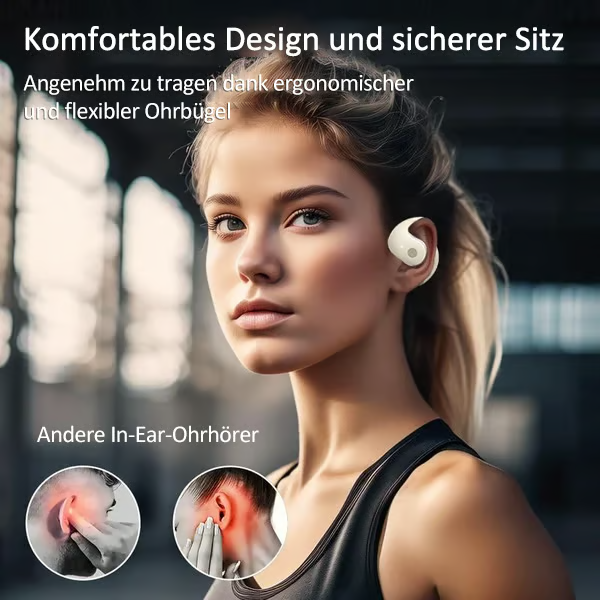 AI-Übersetzungs-Wireless OWS Bluetooth 5,4 Kopfhörer (Kompatibel mit iOS & Android)
