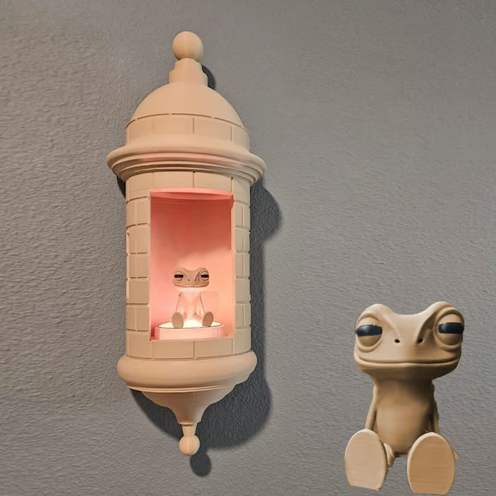 Puertoricanische Garita Wand-Coqui-Lampe