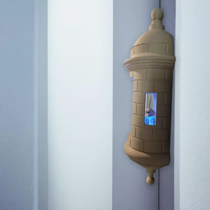 Puertoricanische Garita Wand-Coqui-Lampe