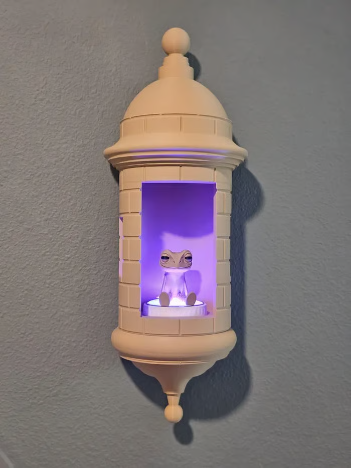 Puertoricanische Garita Wand-Coqui-Lampe