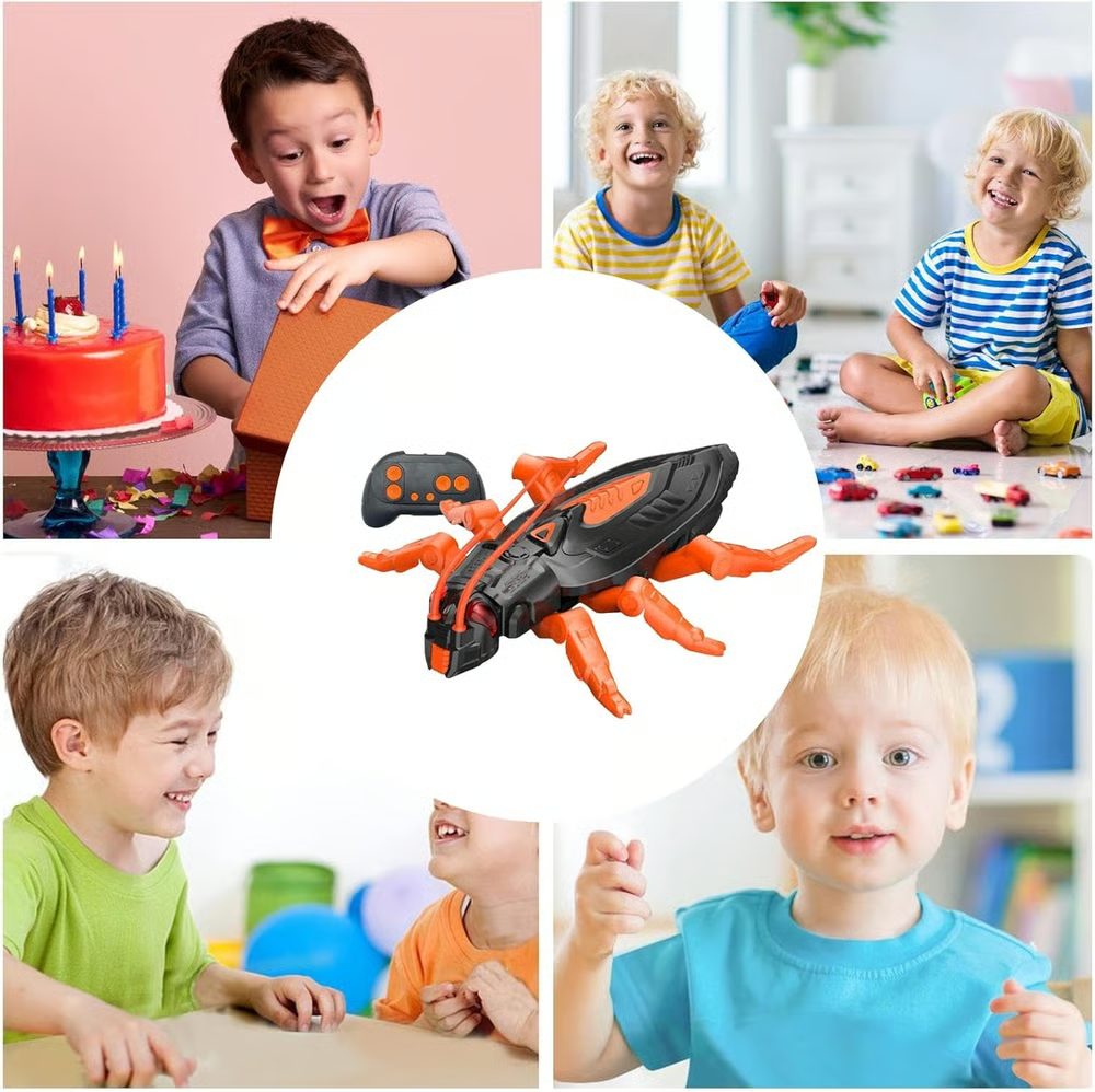 Ferngesteuertes Gecko-Spielzeug zum Wandklettern mit LED-Augen
