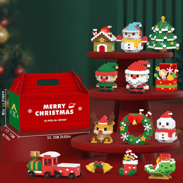 Weihnachtselement-Bausteine
