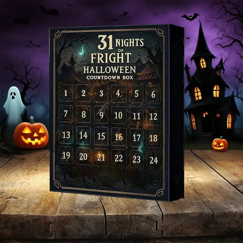 31 Nächte des Schreckens Halloween-Countdown-Box